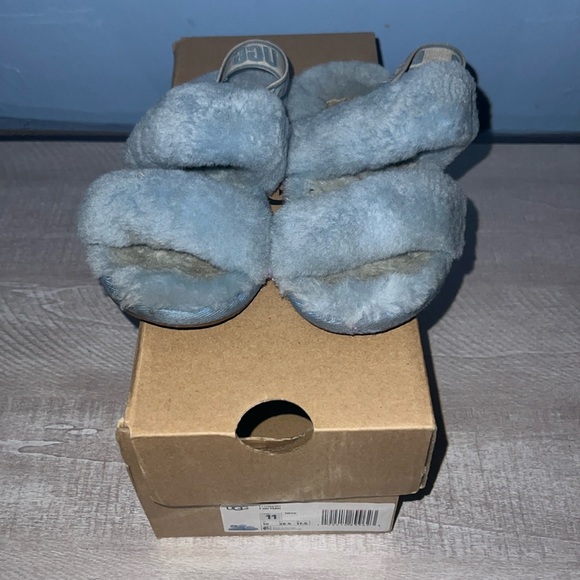 UGG Toddler Oh Yeah Sandals - Size 11 Horizon Blue - Picture 1 of 5